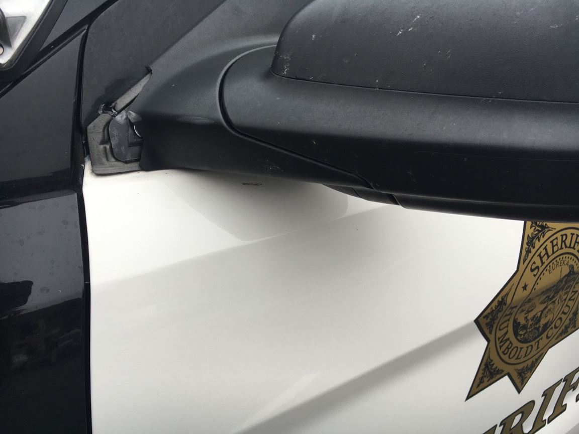 Damage to patrol car 